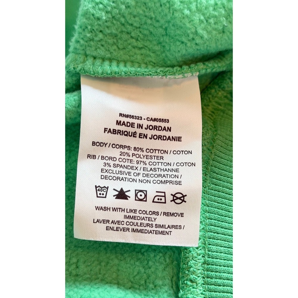 Nike Phoenix Fleece Over-Oversized Crewneck Sweatshirt Lucky Green DQ5761-363 XL - Picture 4 of 5